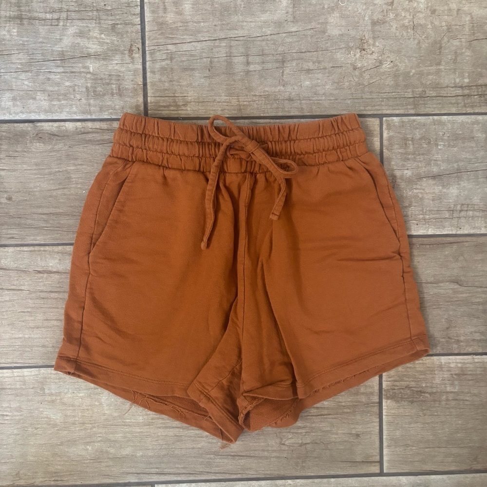 Zenana Outfitters Terracotta Athletic Shorts